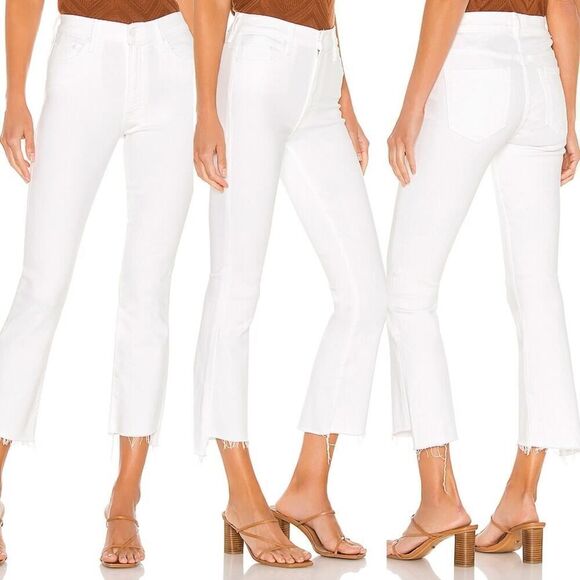 MOTHER The Insider Crop Step Fray Jeans FAIREST OF THEM ALL 28” - Picture 14 of 15